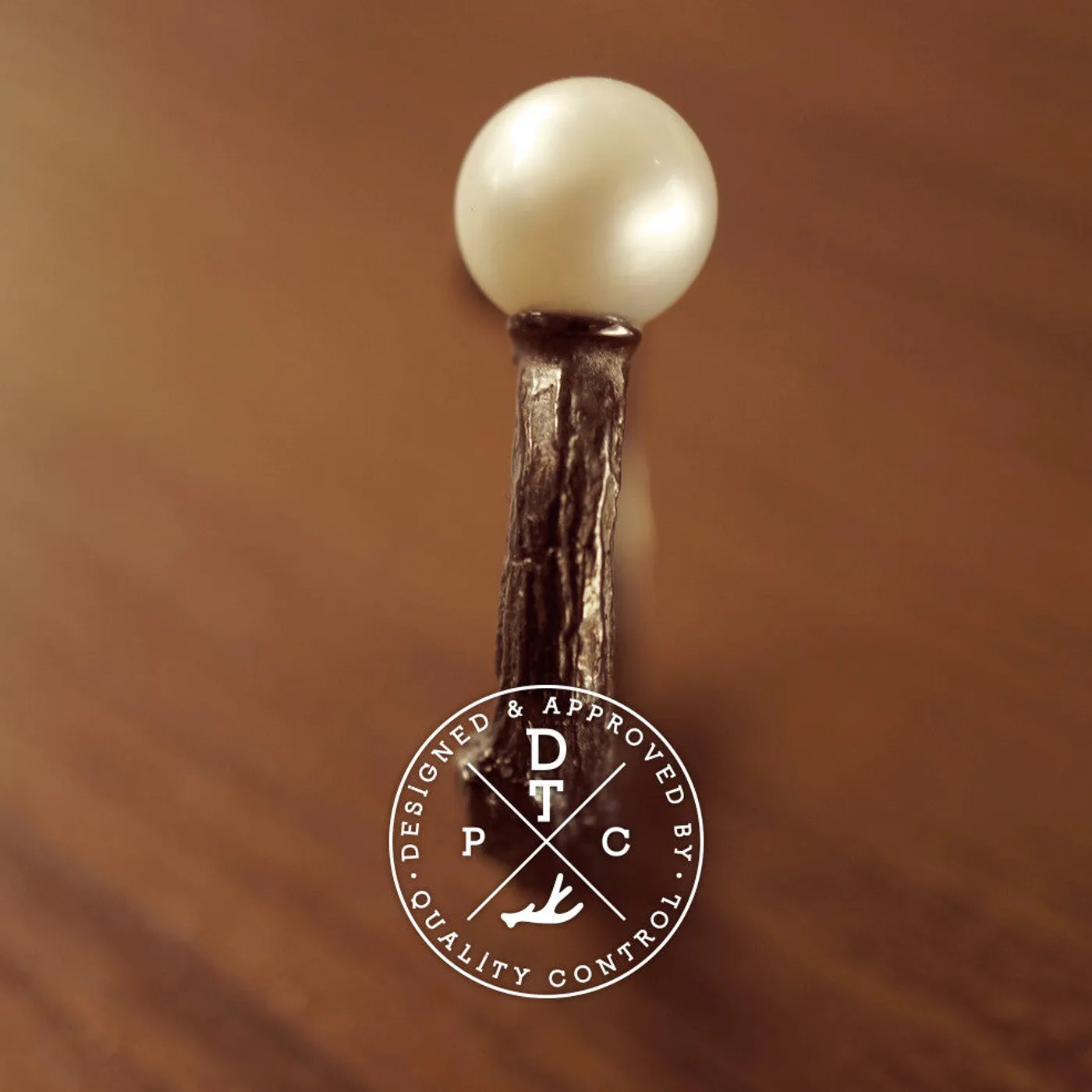 925 Silver Da Twig Rings (Fresh Water Pearl) — view 4