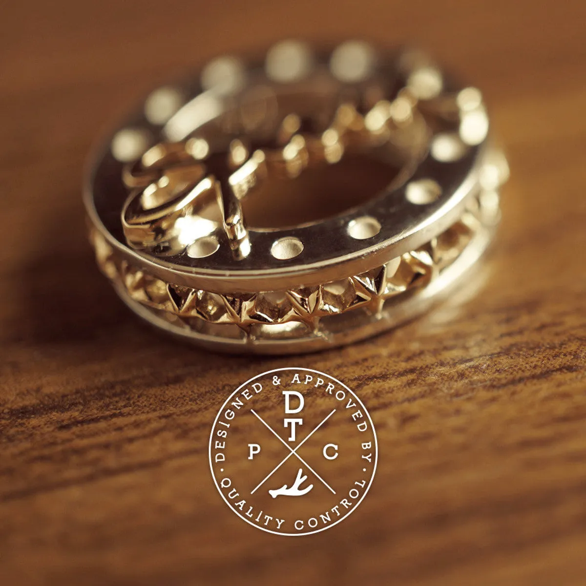 14k Yellow Gold & 925 Silver Pendant (Spark) — 7