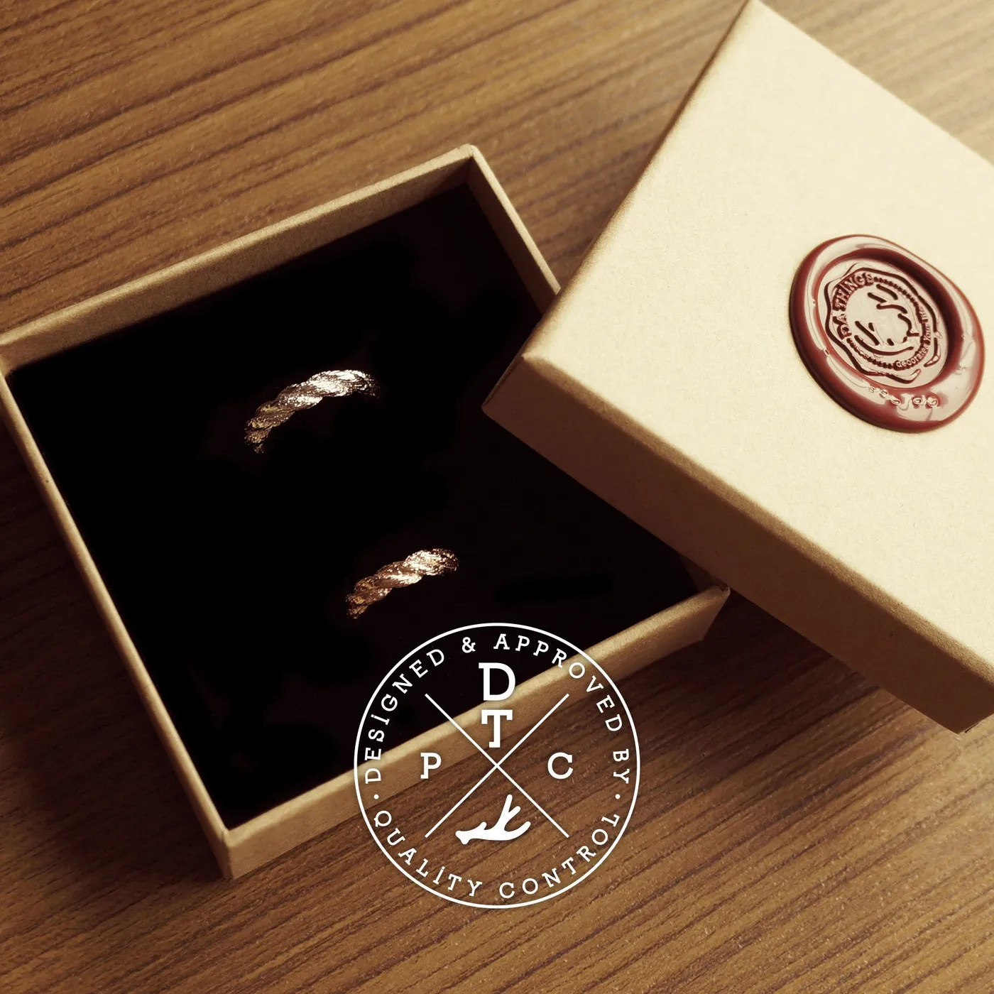 925 Silver & Rose Gold Bind Rings — view 5