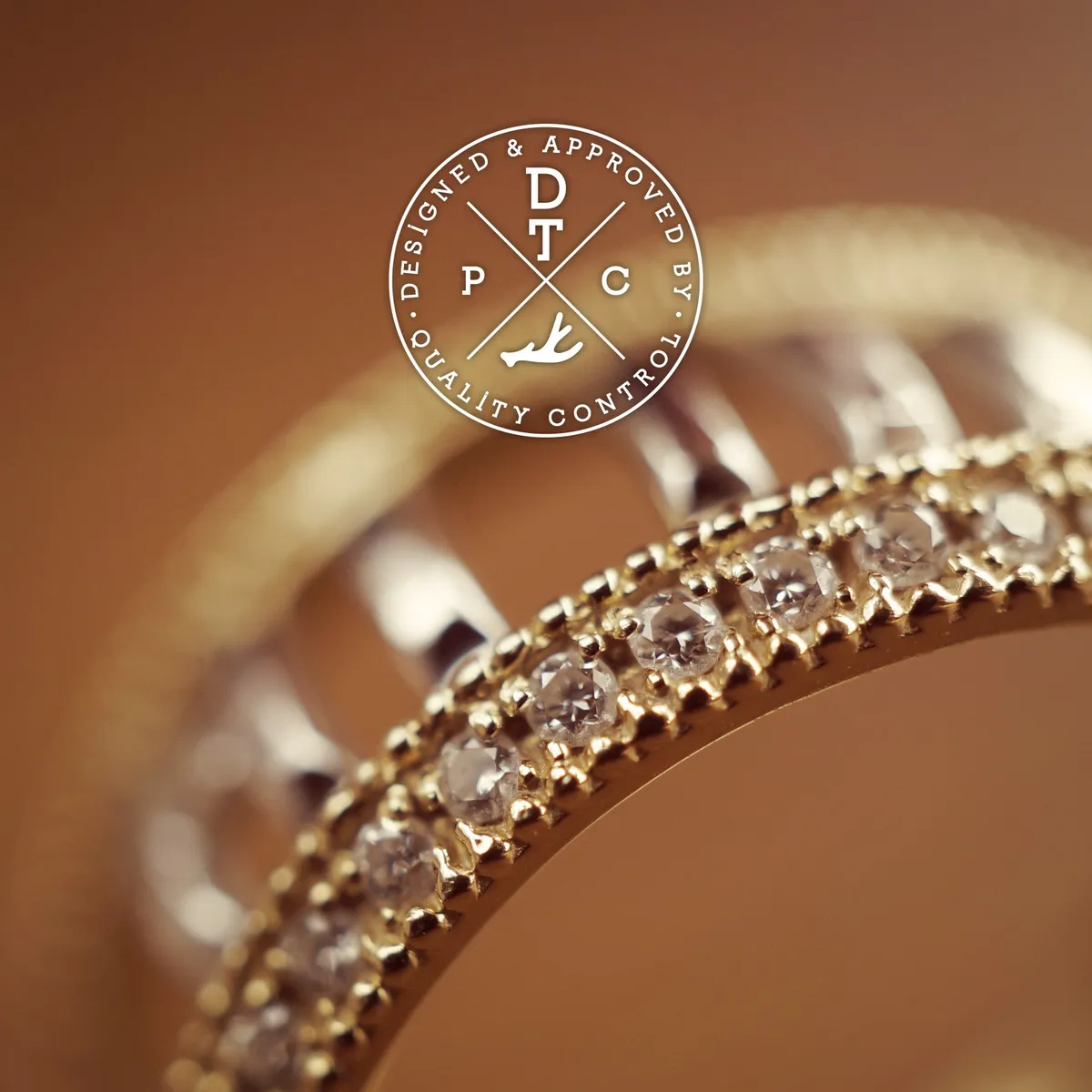 18k White & Yellow Gold Ring (Hidden Message) — 3