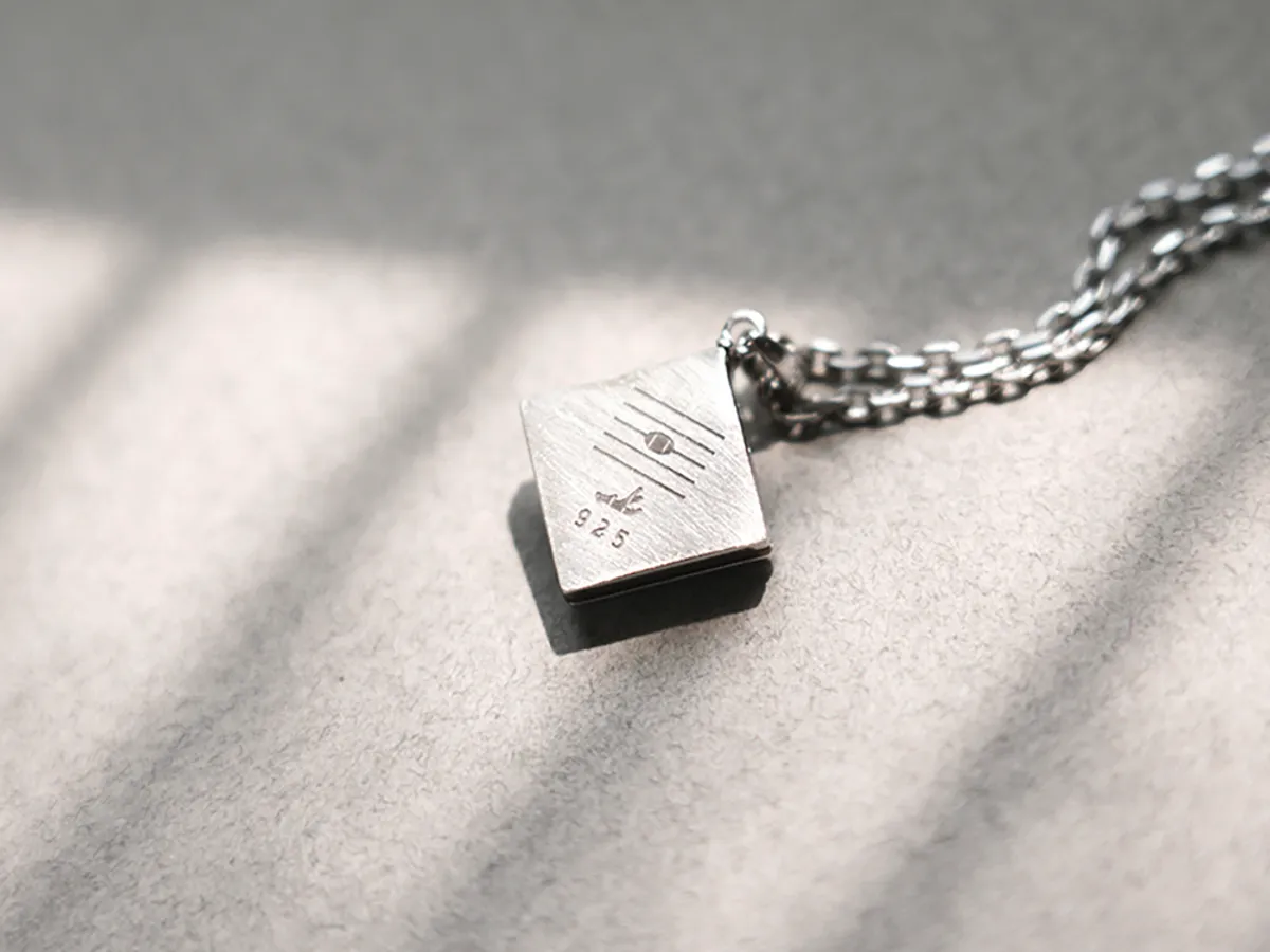 925 Silver Pendant & Necklace (Paino) — 4