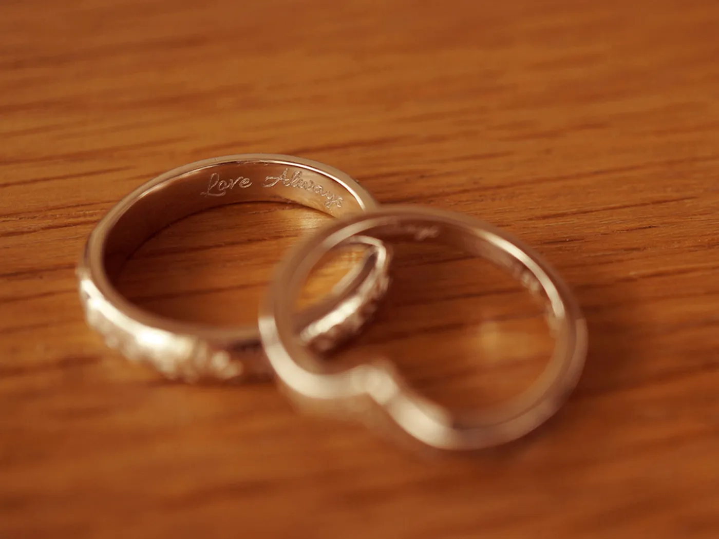 Sector Totem Wedding Band (Ring Set) — view 6