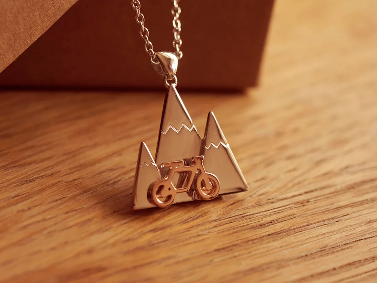 925 Silver Pendant (bicycle) — 4