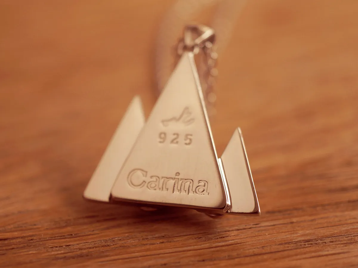 925 Silver Pendant (bicycle) — 2