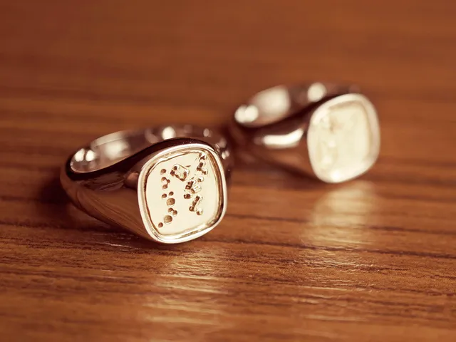 14k White & Yellow Gold Wedding Band
