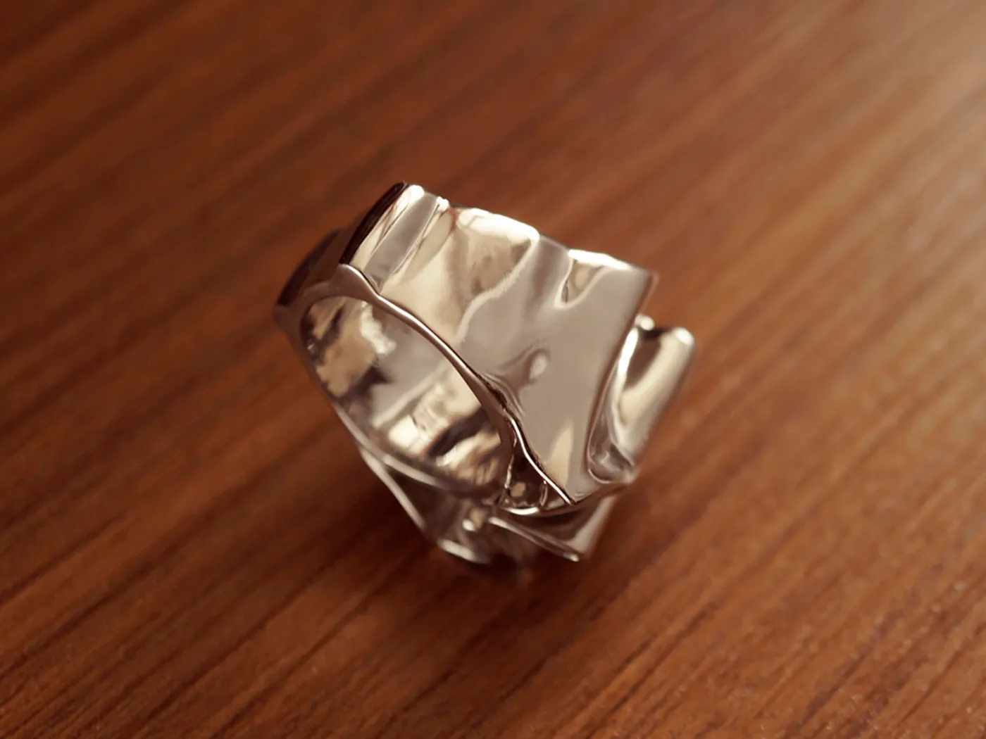 925 Silver RIng (Da Crease Ring) — view 2