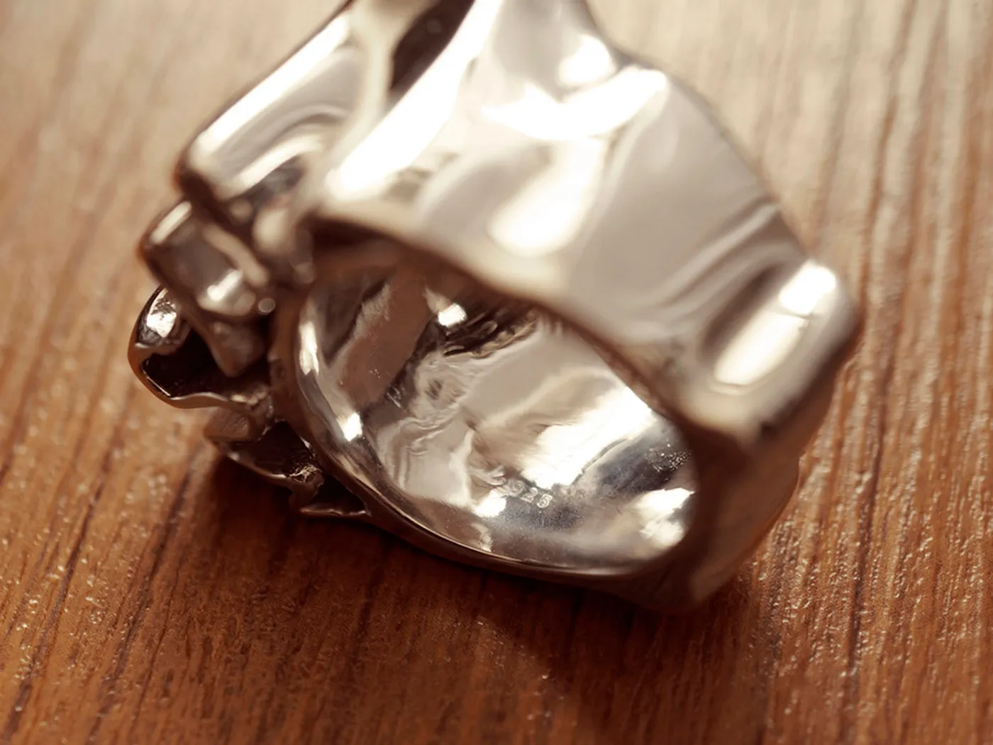 925 Silver RIng (Da Crease Ring) — view 1