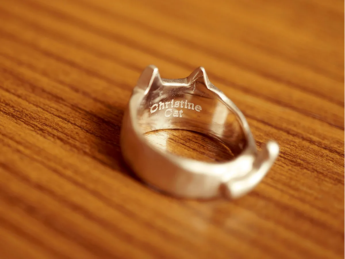 925 Silver Cat Ring — 5