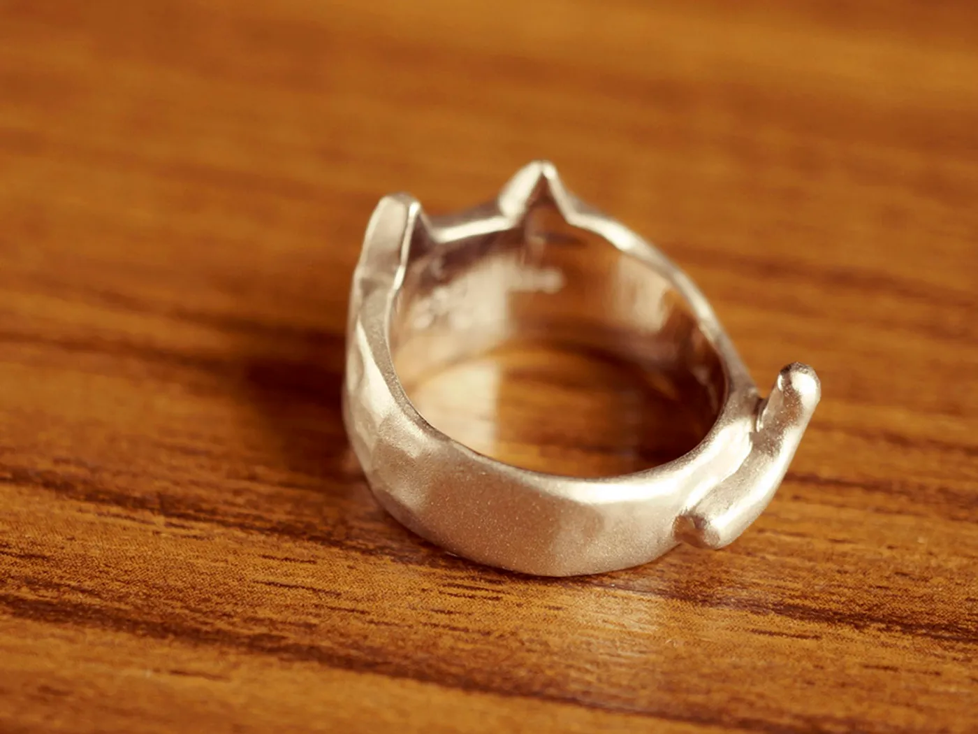 925 Silver Cat Ring — view 4