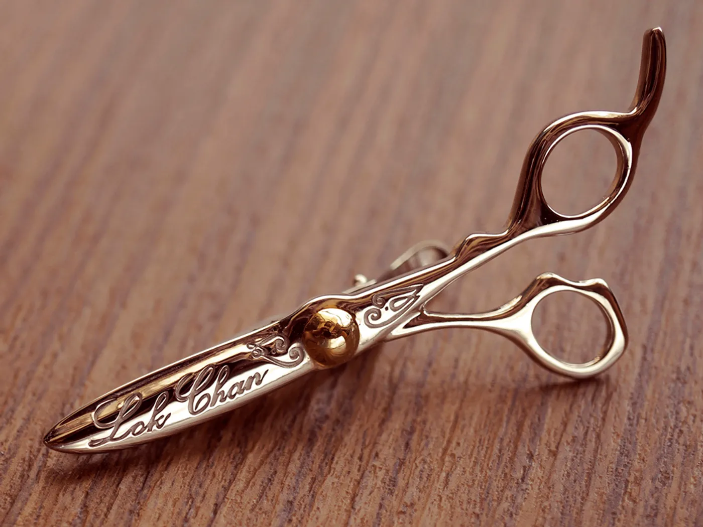 925 Silver Tie Clip (Scissors) — view 2