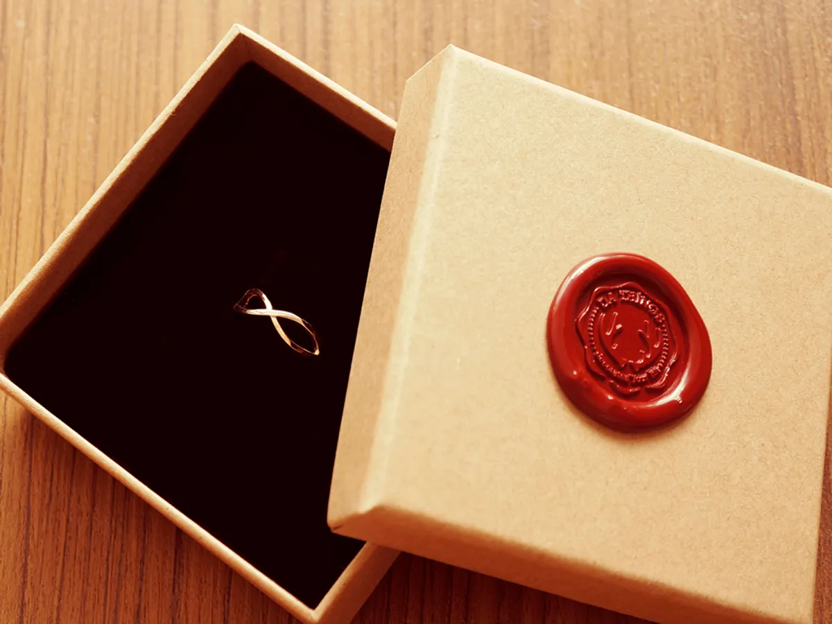 18k Rose Gold & 925 Silver Ring (Infinity) — 1