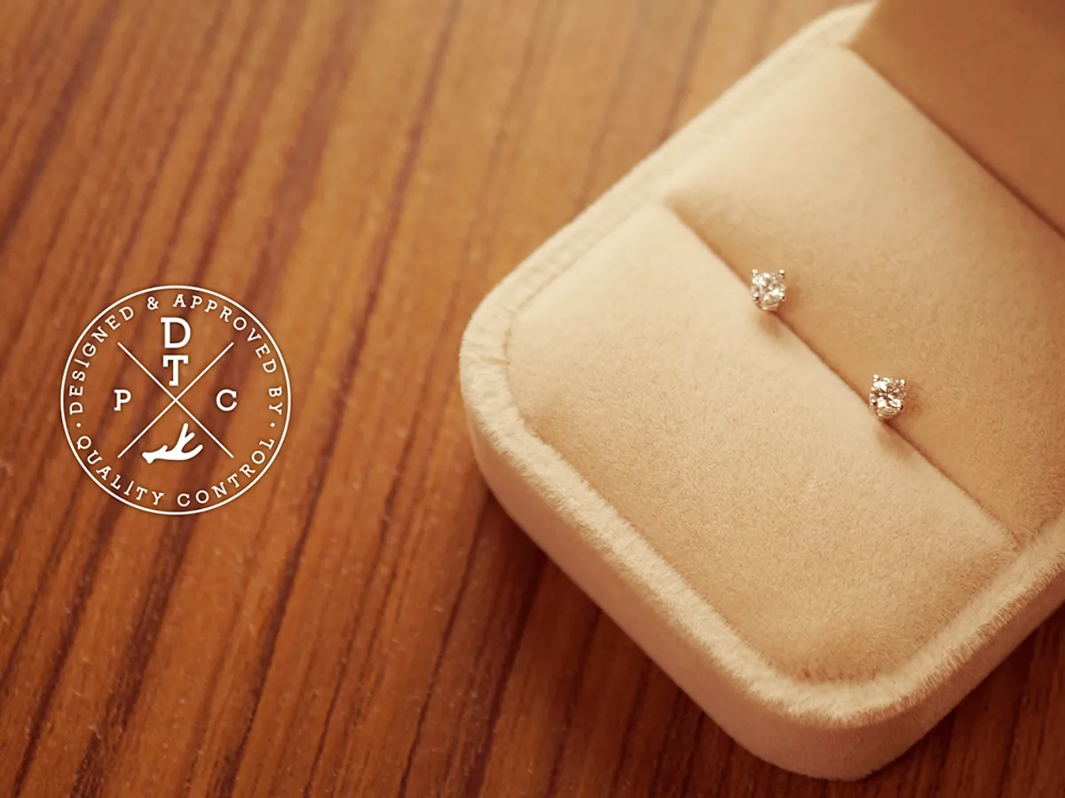 18k White Gold Earrings — 2