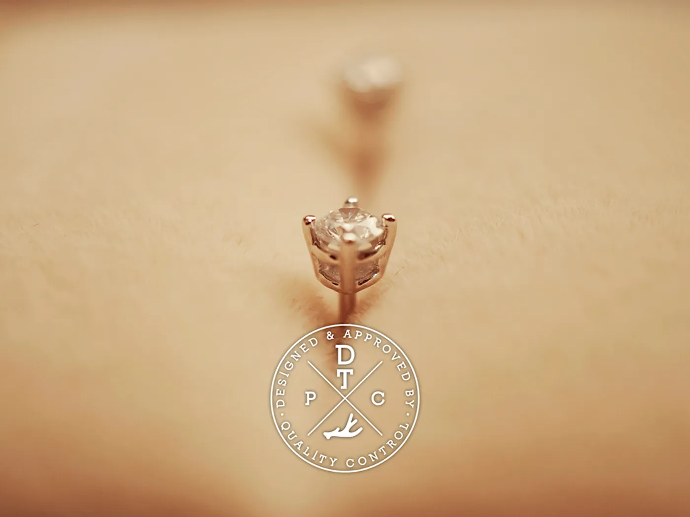 18k White Gold Earrings — view 1