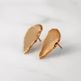 崖耳環（鏡面） · 玫瑰金 1