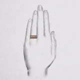 d.tent 戒指 · 玫瑰金＋白金 3